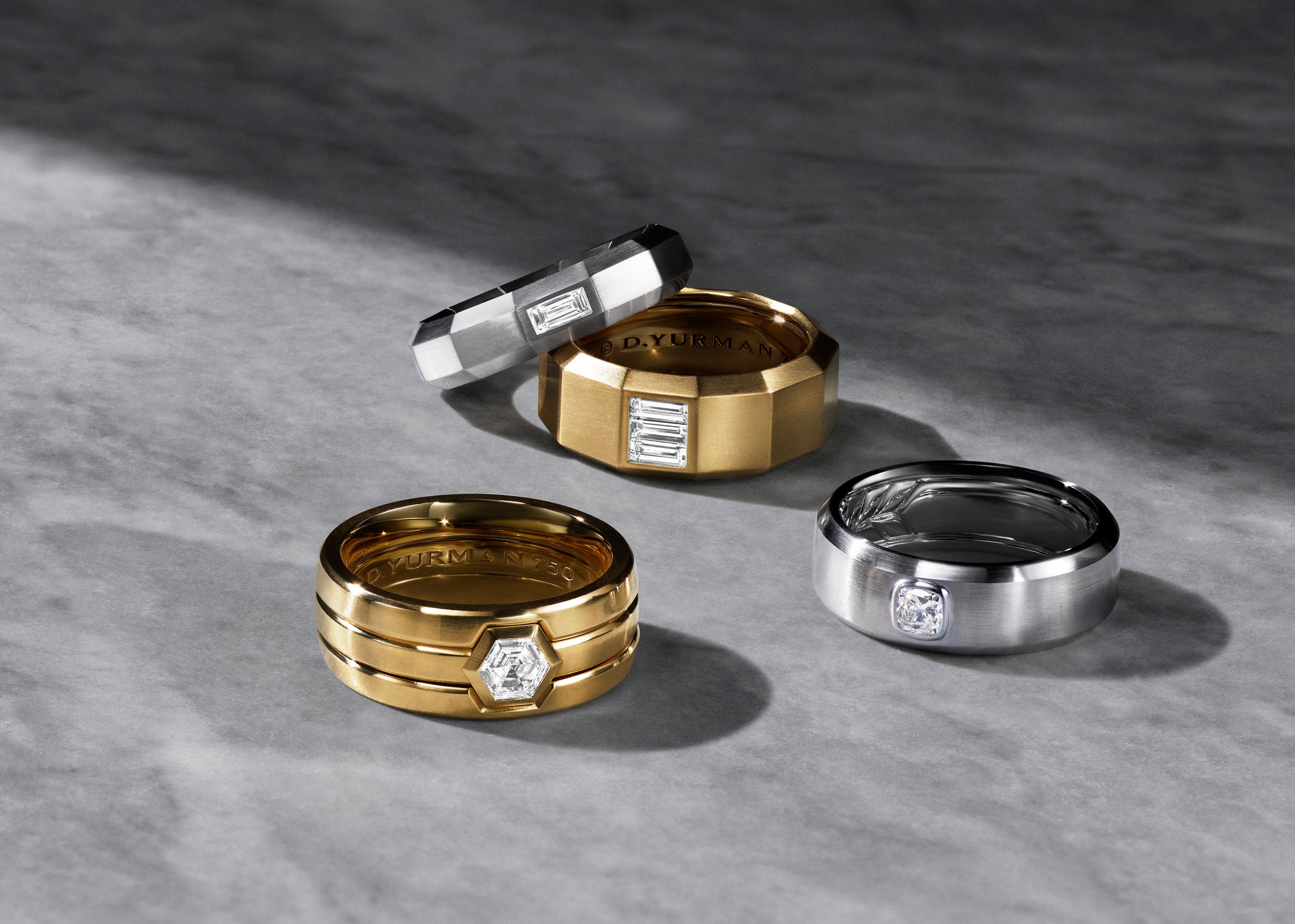 Showroom of 22k 916 om design diamond ring for men's | Jewelxy - 238553